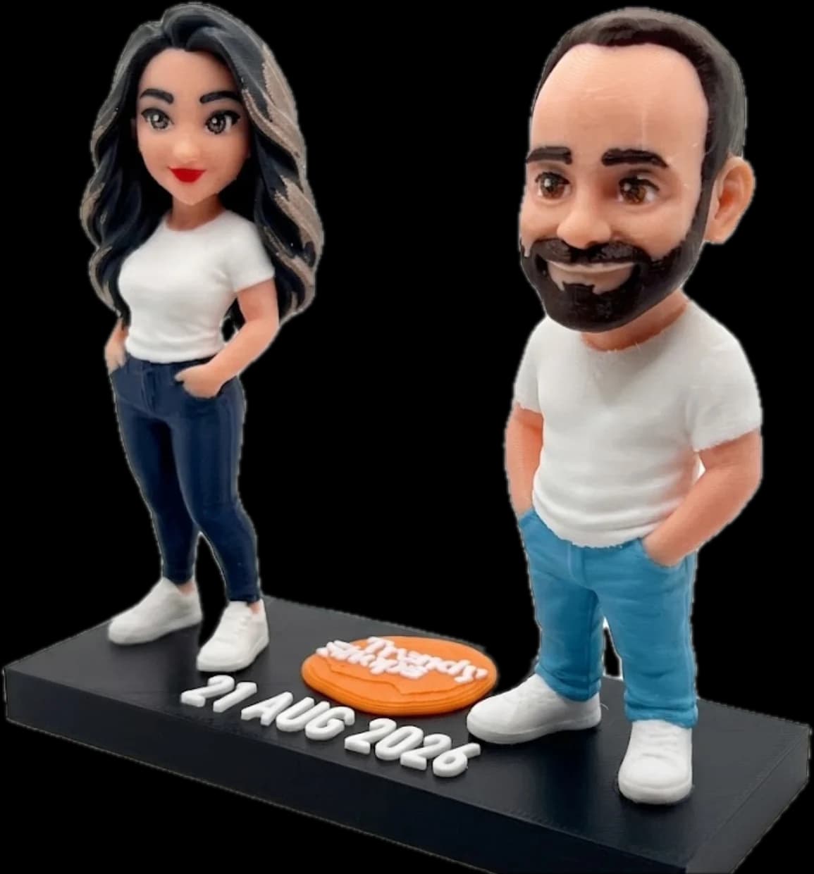 The two of them, date on the base